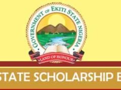 Ekiti State Government Scholarship Application Form 2024/2025