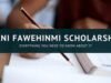 Gani Fawehinmi Scholarship Application 2026/2027 Gani Fawehinmi Scholarship